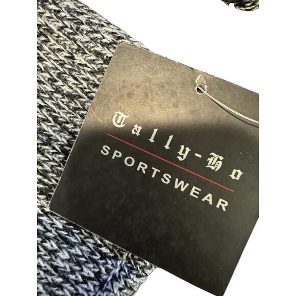 Tally-Ho Sweater Size 1X Black Zip Front - Picture 3 of 10